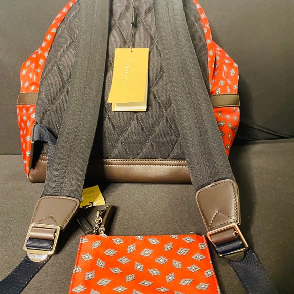 Burberry Backpack Monogram Abbeydale Tie Print - Picture 3 of 11